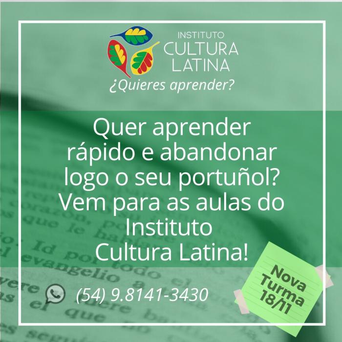 Nova Turma do Curso de Espanhol 